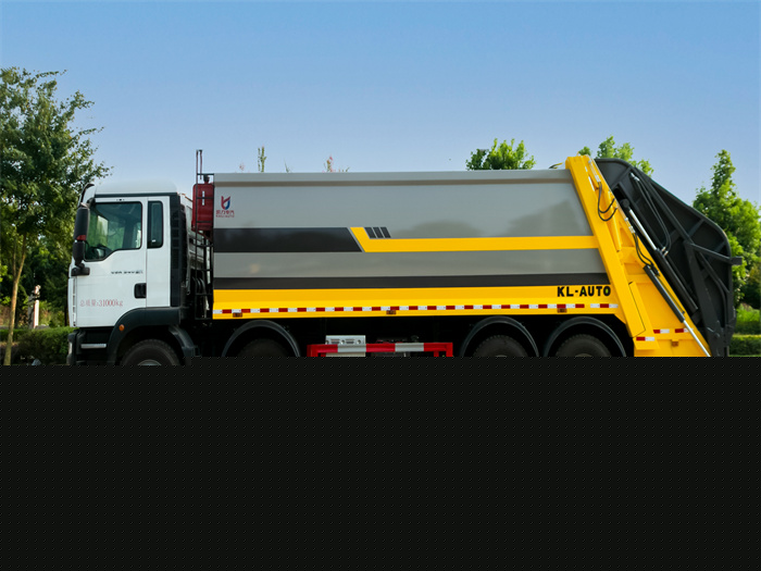 國六重汽汕德卡前四后八25方壓縮垃圾車